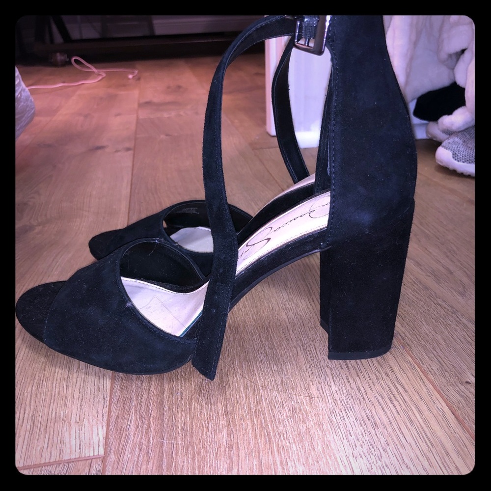 Jessica Simpson Black Heels